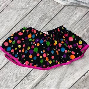 Costume Gallery polka dot skirt w/sequins & elastic waistband super twirly! sz S